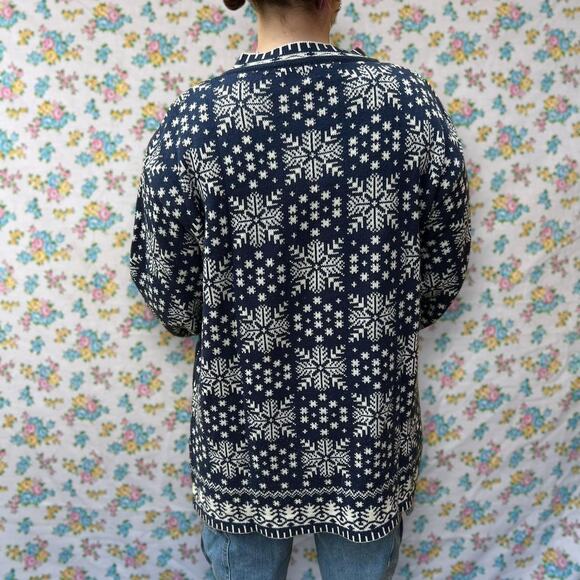 Plus size Venezia Vitale snowflake sweater size 22/24 - Picture 3 of 7